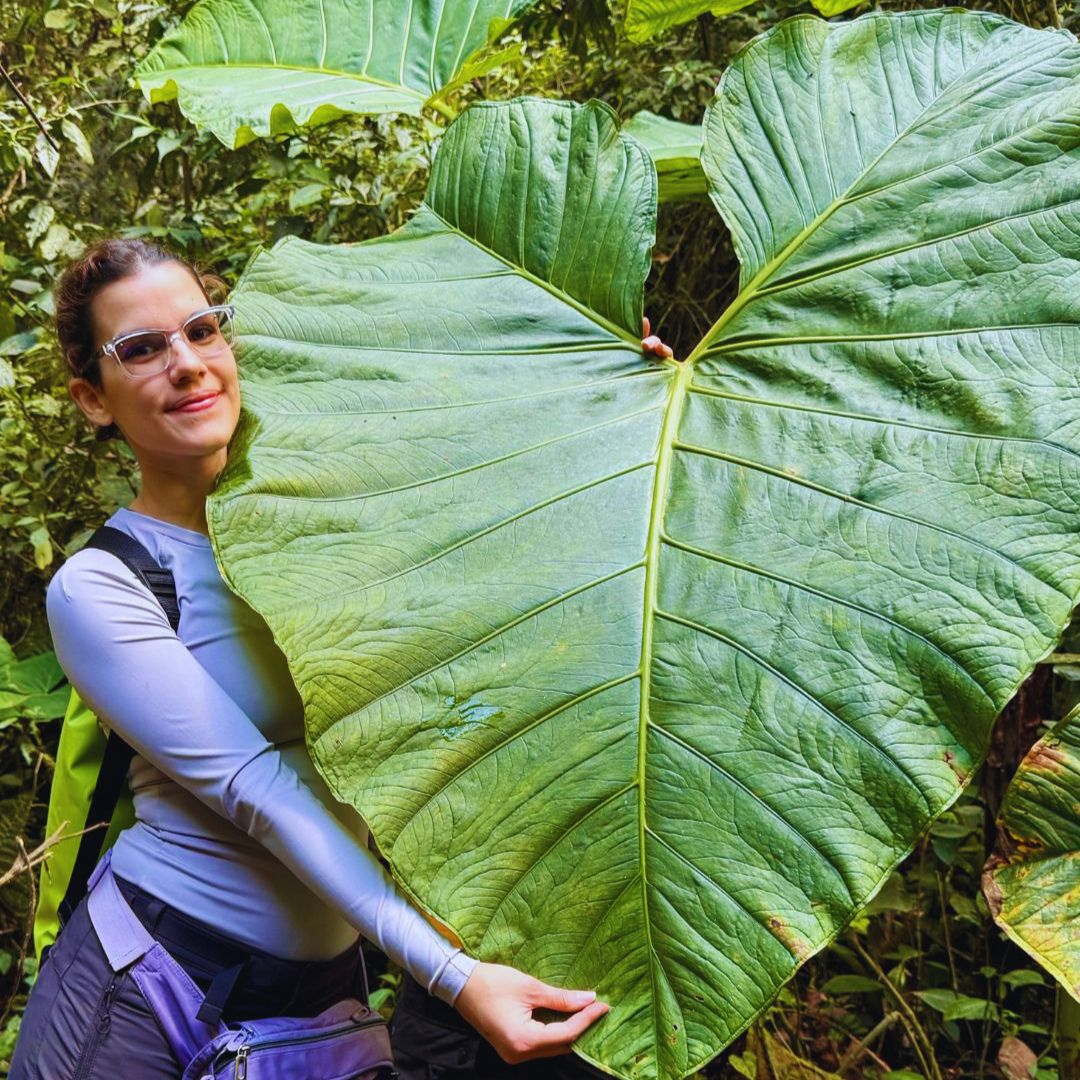 Daniela, fundadora de Biodestinos, en la selva